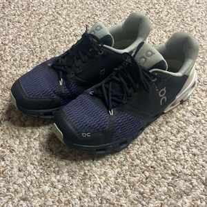 On Cloud Running Shoes CloudFlyer Black White & Mint Women’s Size 8.5